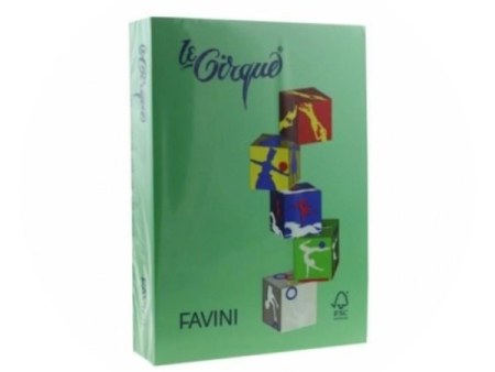 Hartie color A4 - Hârtie colorată 80g/mp A4 208 Verde închis FAVINI