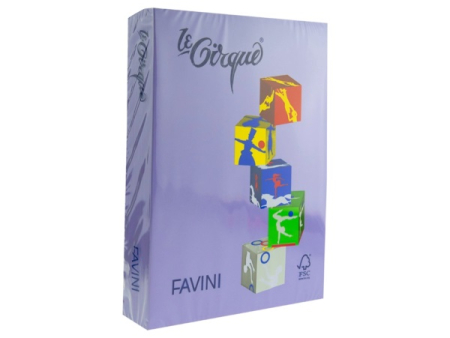 Hartie color A4 - Hârtie colorată A4 80 g/mp Mov 220 FAVINI
