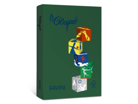 Hartie color A4 - Hârtie colorată A4 Verde Christmas 304 FAVINI