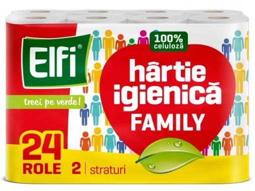 Hartie igienica - Hartie Igienica Elfi 3 straturi 24/set