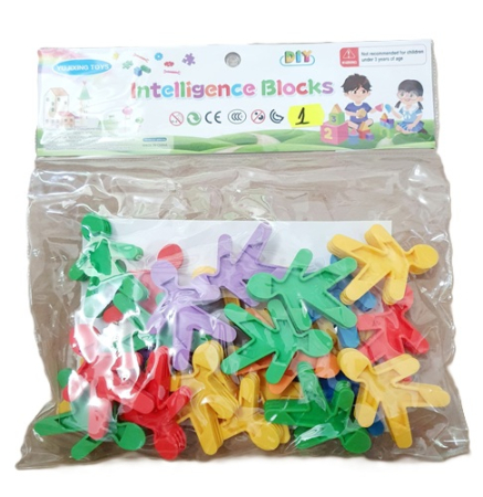 Hobby si creativitate - Joc constructii plastic model  1 Omuleti