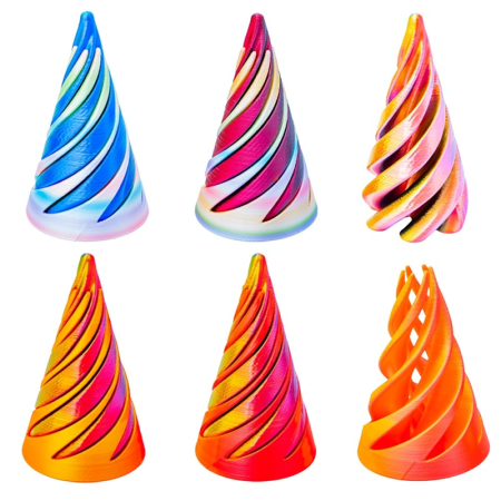 Jucarii si cadouri copii - Jucarie Con spirala 3D, 6.5 cm