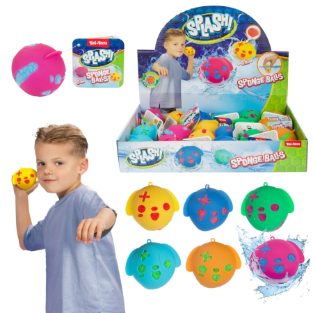 Cadouri  si articole copii - Figurina pentru apa, minge, Splash, 6 cm - Toi-Toys