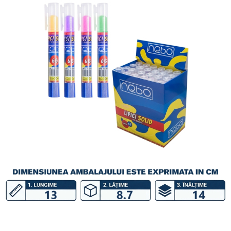 Lipici solid tip creion 6g - NEBO [1]