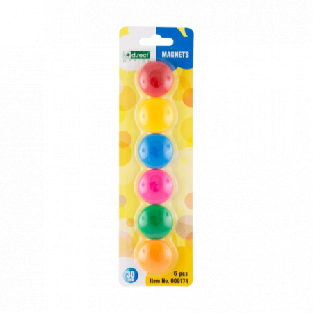 Bureti table, spray si magneti - Magneti tabla 30 mm 6/set D RECT