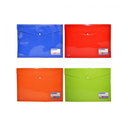 Mape si serviete din plastic - Mapa A3, Din Plastic, Cu Capsa - NEBO colorata