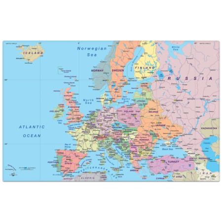 Produse scolare Diverse - Mapa BIROU 60x40cm HARTA EUROPEI