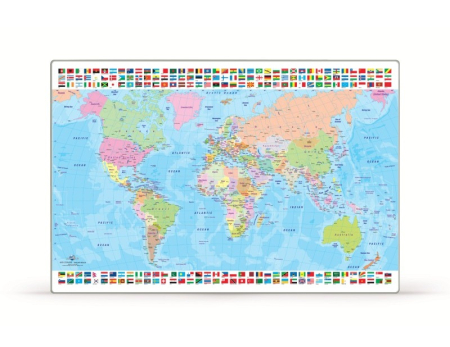 Produse scolare Diverse - Mapa BIROU 60x40cm HARTA LUMII