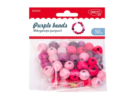 Accesorii lucru manual - Mărgeluțe purpurii DACO AD452