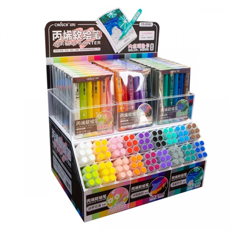 Markere permanente - Marker acrilic varf pensula