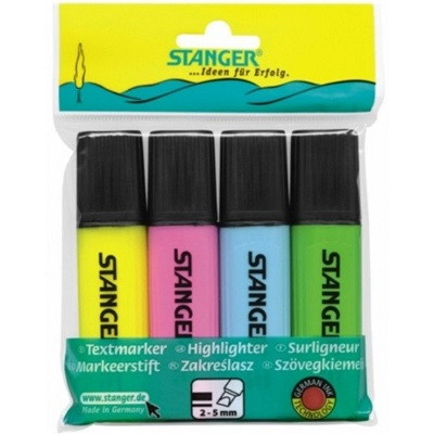 Markere evidentiatoare - Marker evidentiator 4/set Stanger