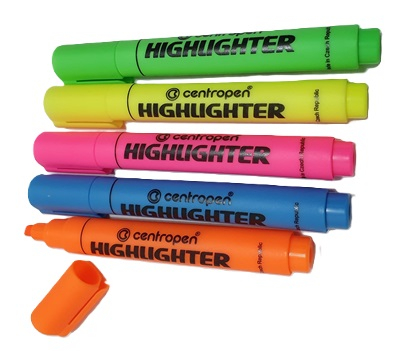 Markere evidentiatoare - Marker evidentiator Centropen 8852