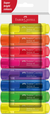 Markere evidentiatoare - Marker evidentiator Faber 8/set superfluorescent 1546