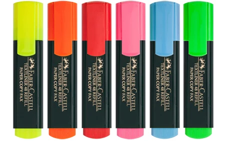 Markere evidentiatoare - Marker evidentiator Faber Castell