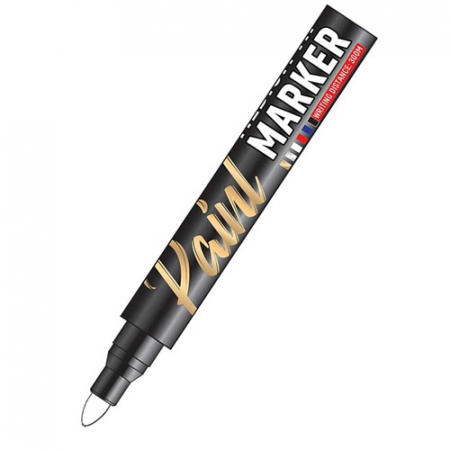 Markere Vopsea - Marker permanent cu vopsea alba, varf 2/3mm OFFISHOP
