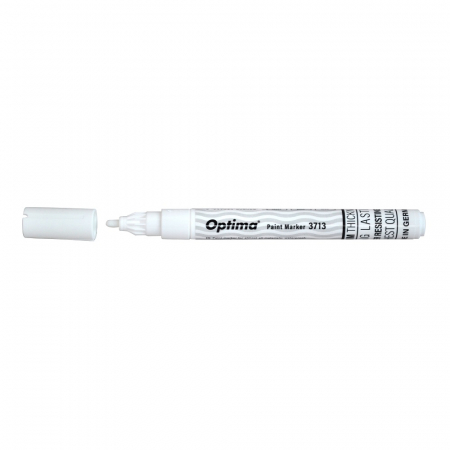 Markere Vopsea - Marker vopsea Optima Paint 1-2 mm 3713 alb