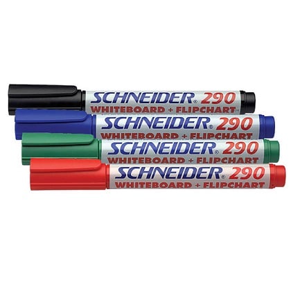 Markere flipchart - Marker White Board + Flipchart Schneider 290