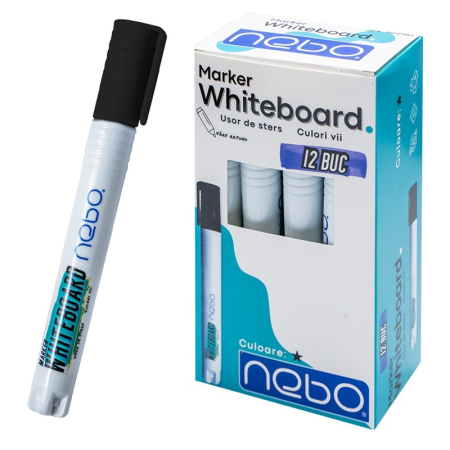 Markere white board - Marker Whiteboard NEBO Negru
