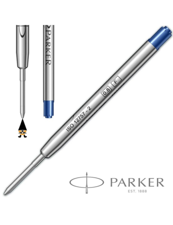 Instrumente de scris si corectura - Mina parker metal originala individuala F albastra