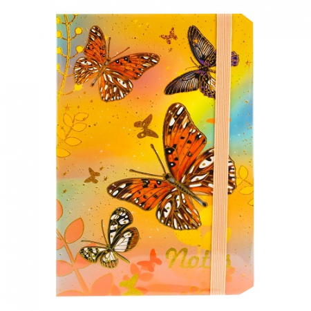 Notes A5 cu elastic, 80 file, Butterfly [4]