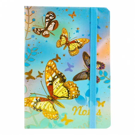Notes A5 cu elastic, 80 file, Butterfly [3]