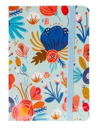 Notes-uri - Notes A6 cu elastic, 80 file, Flowers 5702-16