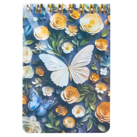 Notes-uri - Notes A7, cu arc, 70 file Fluture