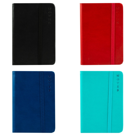 Notes-uri - Notes A7 PU, cu elastic, 80 file, 5801-2