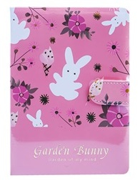 Caiete elegante si agende - Notes cu magnet, 112 file, Garden Bunny