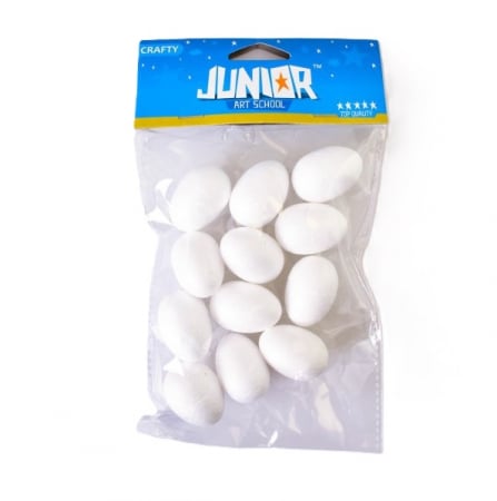 Accesorii Pasti - Oua polistiren 35 mm 12/set Junior 137750
