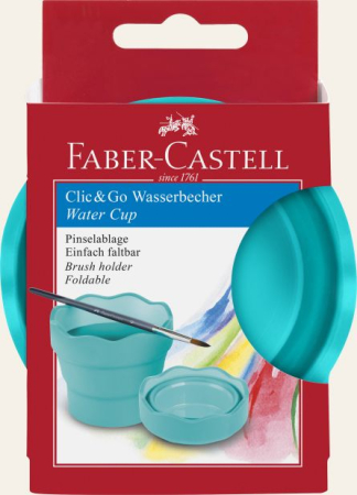 Scoala si gradinita - PAHAR APA CLICK-GO TURCOAZ FABER-CASTELL