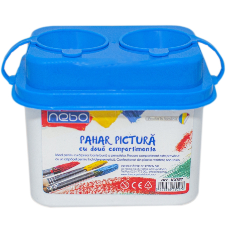 Pahar pictura cu 2 compartimente - NEBO [1]