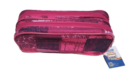 Penar borseta neechipat - Penar borseta, 2 fermoare, CLASSIC, 20.5X6.5X9 cm - S-COOL 3116