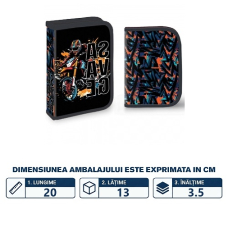Penar echipat, 1 fermoar, 2 extensii, 30 piese, SAVAGE - YOLLO [1]