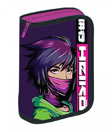 Penar echipat Schoolfriendly 1fermoar 2extensii 31piese Manga Violet [0]
