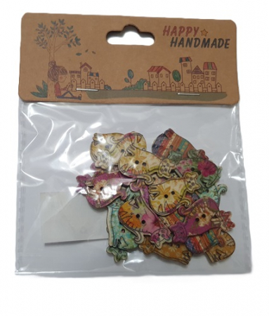 Accesorii lucru manual - Pisicute lemn