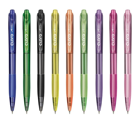 Pixuri cu mecanism - Pix Claro Arrow 0,7 mm albastru