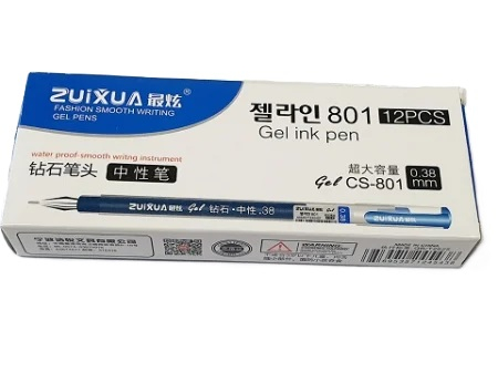 Pix cu gel CS-801 0.38 mm albastru [1]