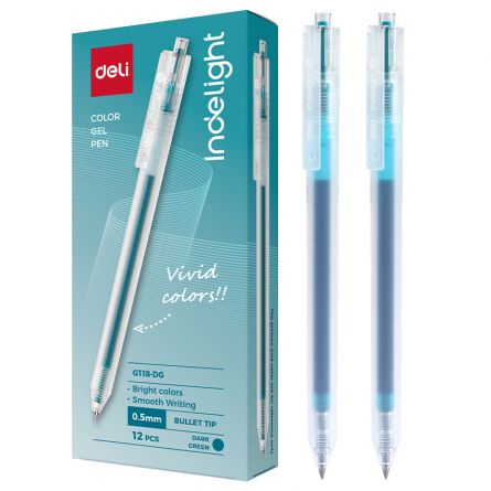 Instrumente de scris si corectura - Pix gel cu mecanism Deli culori diverse