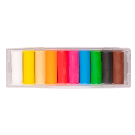 Plastilina scolara 10 culori 200g PISICI [1]