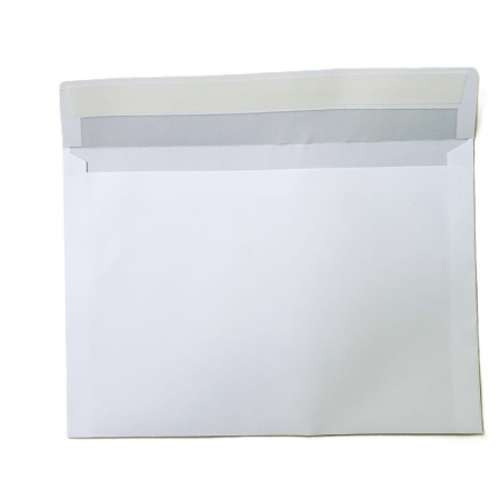 Plicuri albe - Plic C6 alb siliconic 100/set