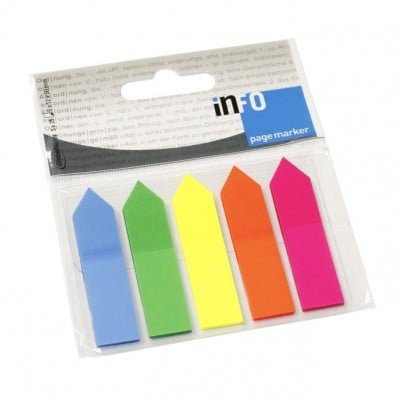 Post-it - Post-it index 45x12 sageata plastic