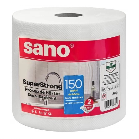 Prosoape hartie - Prosop Hartie SANO 2 Straturi monorola 150 m