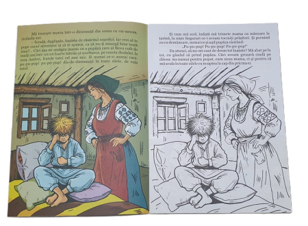 Pupaza din tei - Carte de colorat + poveste [1]