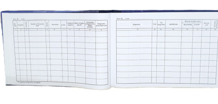 Registru consultatii medic specialist A4 200 file coperta mucava [1]