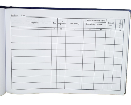Registru consultatii medic specialist A4 200 file coperta mucava [3]