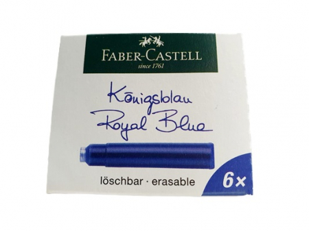 Instrumente de scris si corectura - Rezerva cerneala 6/set Faber-Castell 
