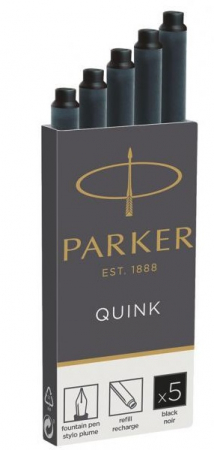 Stilouri de Lux - Rezerva cerneala Parker neagra 5/cutie