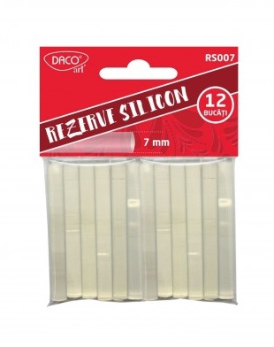 Sclipiciuri si lipiciuri - Rezerva silicon 7 mm transparenta DACO RS007