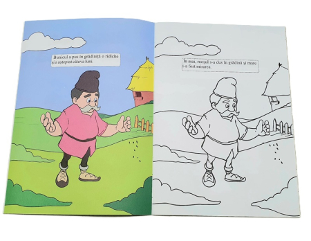 Ridichea cea uriasa - Carte de colorat + poveste [1]